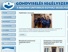 Tablet Screenshot of gondviseles.org